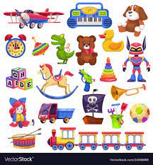 kids toys set toy kid child preschool house baby game ball train yacht horse doll duck boat plane bear car pyramid flat vector c kids toys toy sets baby games