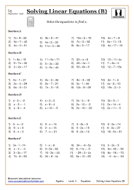 Algebra With Cazoom Maths Algebra Worksheets Kindergarten Math Worksheets Addition Mathematics Worksheets