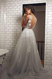 Floravere G O Keeffe Dove Grey Grey Wedding Dress Ball Gown Wedding Dress Sheath Wedding Dress Lace