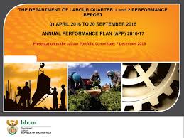 While the responsibility of employment promotion and facilitation of del was entrusted to the department of employment, department of labour was assigned with. The Department Of Labour Quarter 1 And 2 Performance Report Ppt Download