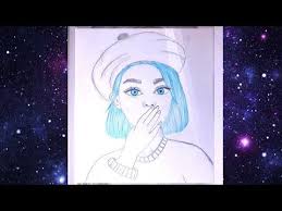 تعليم الرسم بالرصاص رسم فتاة بشعر وعينين زرقاء How To Draw A Girlwith Hair And Blue Eyes And Hat Youtube Pencil Sketch Female Sketch Art