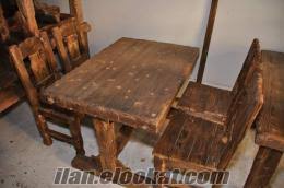 Sizlere bir telefon kadar uzağız. Ahsap Eskitme Masa Ve Sandalye