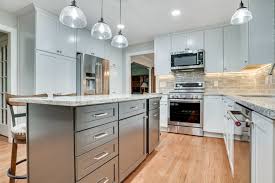 Clean, lightly styled kitchen with clear counters and intentional accents