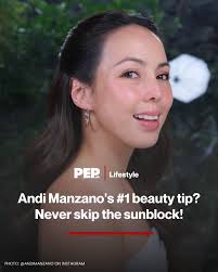 Sunblock is the one product Andi Manzano never leaves the house without.  She says, "I'm actually a very active person. I go to the beach a lot, I  play golf. So now,
