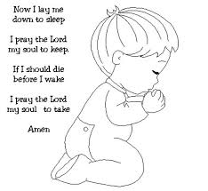 Often times teachers can have children write out their prayers as a response to the bible lesson. Kid Kneeling And Doing Lords Prayer Coloring Page Coloring Sky