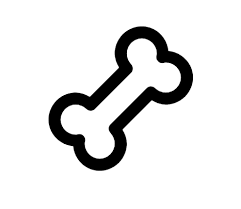 Dog Bone Icon In Android Style This Dog Bone Icon Has Android Kitkat Style If You Use The Icons For Android Apps We Recommend Using Dog Bone Medical Art Icon