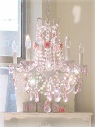 Becolorful Shabby Chic Chandelier Pink Chandelier Shabby Chic Pink