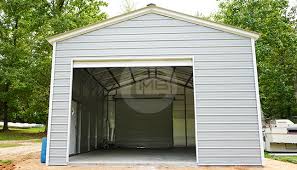 It's the most economical type of metal garage. 20x31 Vertical Roof Metal Garage 20x31 Metal Garage Building