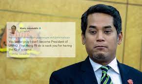 Mantan menteri dan ketua pemuda umno khairy jamaluddin berkata beliau akan menyingkirkan anggota majlis tertinggi parti itu, lokman noor adam jika beliau menjadi presiden parti tersebut. How Twitter Saw The Birth Of Lobakman Courtesy Of Khairy