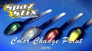 Spaz Stix Color Change Airbrush Paint Demo Youtube