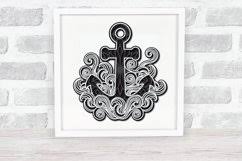 Download 3d Anchor Svg Layered Nautical Design 4 Layers Cut File 566337 Cut Files Design Bundles