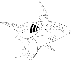 Enjoy fantastic coloring pages from dragon pokemon coloring pages. Pokemon Hd Pokemon Coloring Pages Mega Garchomp