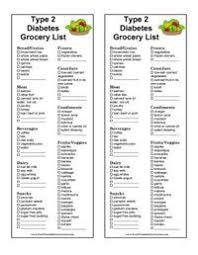 Great For People With Type 2 Diabetes This Printable Grocery List Provides The Diabetic Diet Food List Crohns Disease Diet Recipes Low Residue Diet Food List