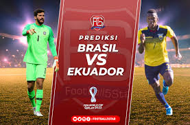 Adelantó paquetá a la 'canarinha' y machado puso el empate en un gol que no debió subir al marcador. Prediksi Brasil Vs Ekuador