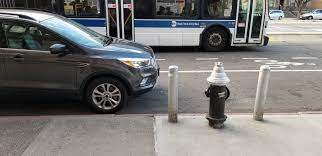 The painted curbs at hydrant locations do not indicate where you can park. Placard Corruption On Twitter Parked Illegally At The Fire Hydrant Using The Nypdpbmn Placard For A Different Vehicle Placardcorruption