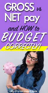 Gross Pay Vs Net Pay How To Budget Your Income The Right Way In 2020 Budgeting Budgeting Tips Filing Taxes