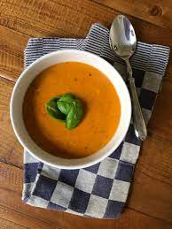 One Of My Ultimate Cozy Dinner Indulgences Is Definitely A Bowl Of Piping Hot Tomato Soup Accom Roasted Tomato Basil Soup Fresh Tomato Recipes Best Tomato Soup