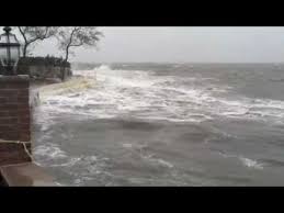 Hurricane Sandy 1246pm High Tides Waves New Rochelle