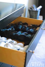 These awesome diy makeup organizer ideas will save you space and trouble. How To Fold And Organize Socks Konmari Method Making Lemonade