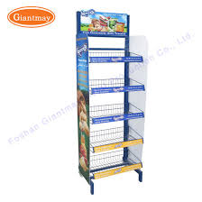 Browse and get inspired by our homeware & daily use catalog. China Potato Chips Blue Metal Hanging Wire Basket Display Rack Free Standing With Wheels China Display Stand And Supermarket Rack Price