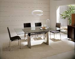 Modern dining tables are a piece of furniture that is on a grander scale than most other furnishings in the home, so it needs to make a statement. Modern Luxury Dining Table Set Novocom Top