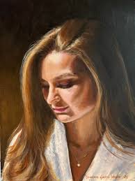 Acrylic portrait painting