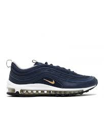 Nike Air Max 97 Black And Metallic Gold Nike Air Max 97 Midnight Navy Metallic Gold 921826 400 Air Max97 Nike Air Max Air Max 97 Sneakers Nike