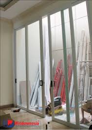 Volume kaca = 3.01 m x 2.6 m2 = 7.083 m2 (meter persegi) c. Harga Pintu Geser Aluminium Kaca Pintu Geser Murah Minimalis