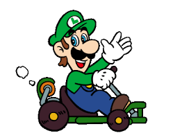 File Mk8 Line Luigi Wave Gif Luigi Super Mario Mario And Luigi