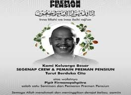 Pemeran kang pipit di preman pensiun, firmansyah pitra alias ica naga meninggal dunia. 2wmcgx11y8e4qm