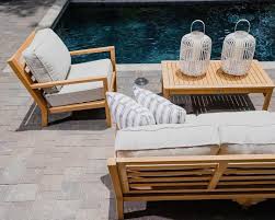 Coastal Collection Paired With Sunbrella Hybrid Smoke Fabric Makes It Very Easy To Relax Pool Outdoor Furniture Stores Patio Furniture Cushions Coastal Chairs
