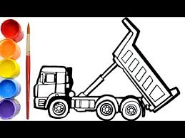 Truk dan alat berat kartun yang sangat sederhana. Video Truk Box