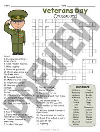 Our daily puzzles will continue to be free but you might appreciate the convenience of the big book, while at the same time supporting this website. Veterans Day Crossword Puzzles Free Printables Worksheets Word Searches