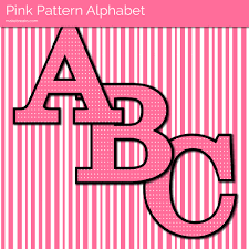 Dress up the decor with this sweet pink and red banner! Pink Dot Free Printable Letters Make Breaks