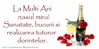 Felicitari Frumoase De Zi De Nastere Pentru Nas La Multi Ani Nasul Meu Sanatate Bucurii Si Realizare Place Card Holders Happy Birthday La Multi Ani Mariana