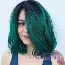 Women Fashion Straight Brown Long Bob None Lace Wig For Women Ombre Brazilian Hair Color Brown Wish Green Hair Hair Styles Dark Green Hair