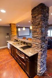 Choose white kitchen fixtures are such great choice. Basement Bar Ideas Diy Basement Bar Ideas Basement Bar Ideas Pinterest Click Here For More Ideas Rustic Basement Basement Bar Designs Basement Kitchenette