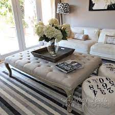 Having purchased your new sofa and love seat, you are looking for a larger square furniture piece to use as a coffee table. Ottomans Tufted Ottoman Coffee Table And Leather Ottoman Coffee Table Larg Tufted Ottoman Coffee Table Large Ottoman Coffee Table Leather Ottoman Coffee Table