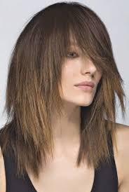 Coupe Cheveux Mi Long Degrade Effile Avec Frange Coupe De Cheveux Coiffure Effilee Coupe Cheveux Mi Long Degrade Effile