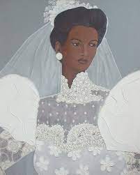 The Bride By Paul Wilbert Haiti Http Beautifulbrownbride Blogspot Com Black Art Painting Caribbean Art Haitian Art