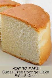 Sugar Free Sponge Cake This Is How To Make It Yum Sugarfree Recipe Yummy Recipe Birthday Be Sugar Free Cake Recipes Sugar Free Baking Sugar Free Cake