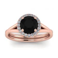 There are 3,458 suppliers who sells gold and black wedding rings on alibaba.com, mainly located in asia. Black Diamond And Diamond Rose Gold Halo Engagement Ring Beverly Braverman Jewelry