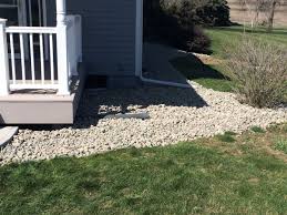 Landscaping rocks can add a tasteful touch to your garden. A A Lawn Landscaping On Twitter Installed Some River Rock Around A House Curbappeal Landscaping Https T Co Vluzs8mkhk
