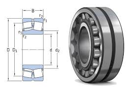 22318e Skf Spherical Roller Bearing With Cylindrical Bore