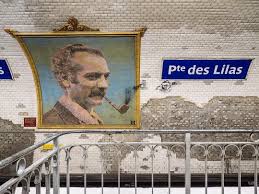 Sur Le Quai De La Station Porte Des Lilas Vers Chatelet On Peut Admirer Trois Mosaiques Les Deux Premieres Representent Des B Vintage World Maps Paris World