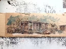 I Draw On Trash I Find In The Streets And Leave It For People To Find Cardboard Art Drawings Paper Collage Art