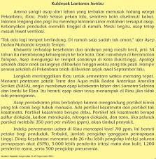 Membuat kalimat tanya berdasarkan bacaan yang berjudul kuldesak lantaran jerebu. Dari Bacaan Kuldesak Lantaran Jerebu Diatas Buatlah Pertanyaan Dengan Kata Tanya Apa Siapa Dimana Brainly Co Id