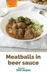 Meatballs In Beer Sauce Recipe Recipes Using Breakfast Sausage Recipes Using Ground Beef Recipes In Marathi