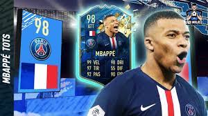 Was expecting to get mbappe and now it's either…. Kylian Mbappe Tots 98 Fifa20 Player Review Ita Youtube