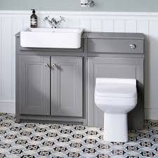 toilet & sink combined vanity unit